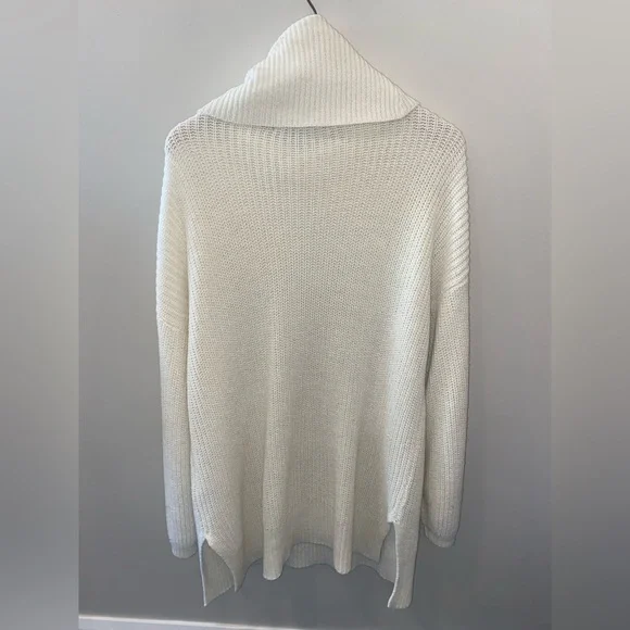 Vero Moda Cream Turtleneck Tunic Sweater Urban Outfitters Women’s Size Large - Picture 4 of 4